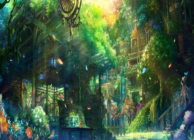 Detail Anime Fantasy Landscape Wallpaper Nomer 16