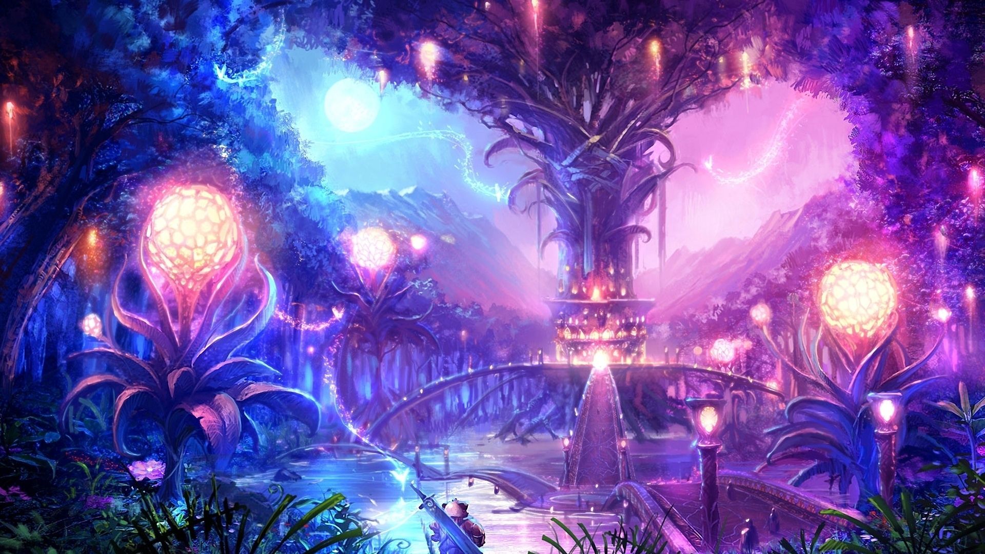 Detail Anime Fantasy Landscape Wallpaper Nomer 19