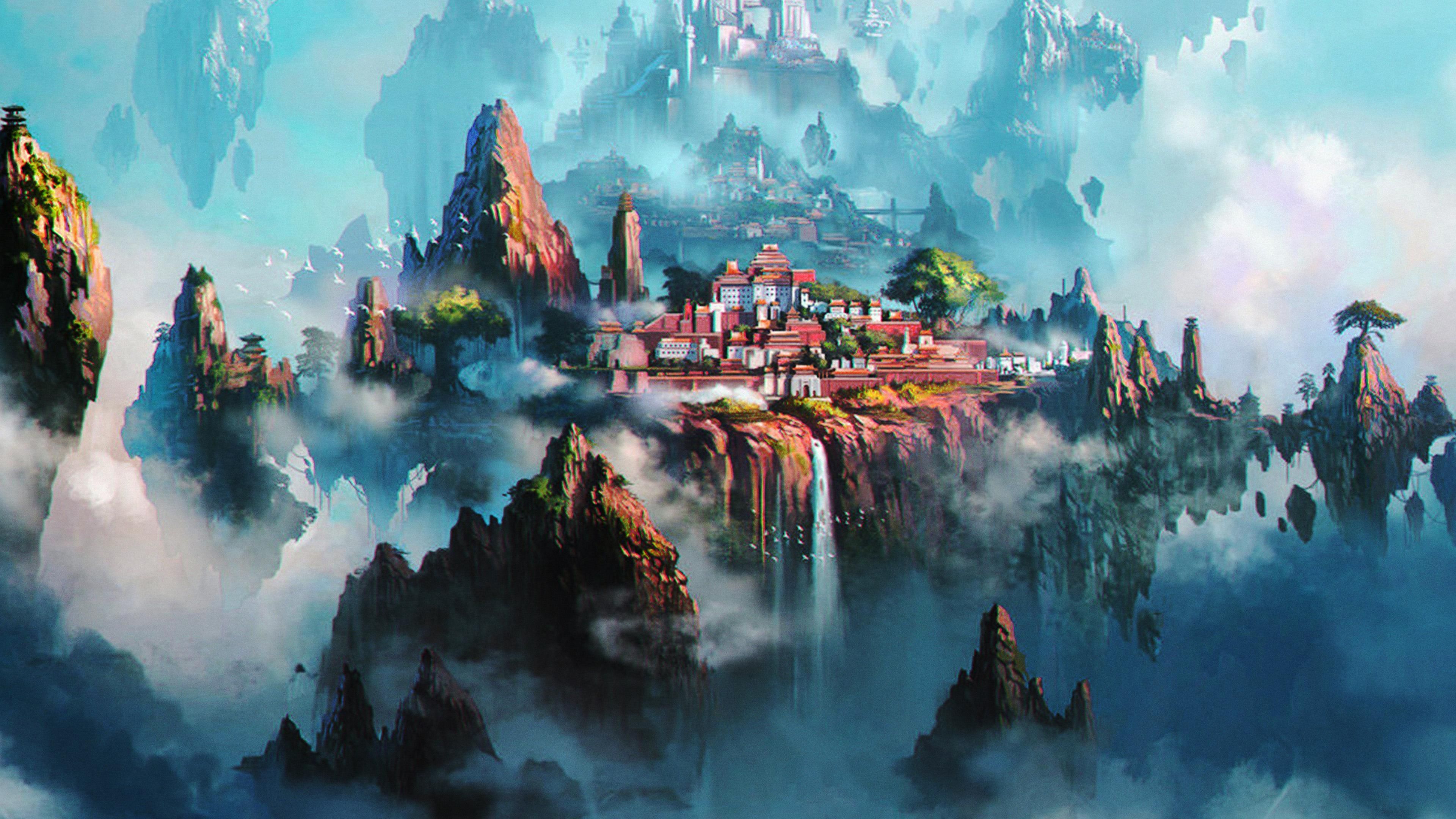 Detail Anime Fantasy Landscape Wallpaper Nomer 29