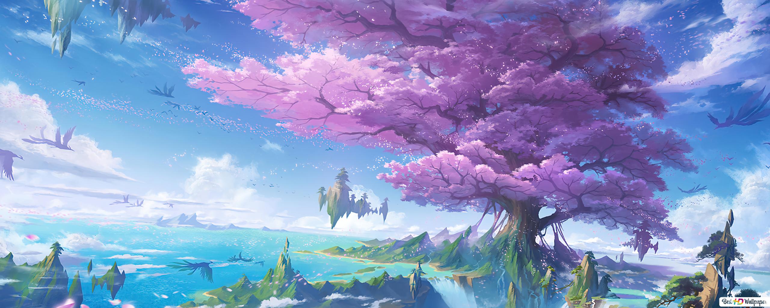 Detail Anime Fantasy Landscape Wallpaper Nomer 36