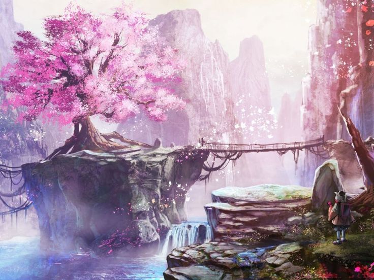 Detail Anime Fantasy Landscape Wallpaper Nomer 7