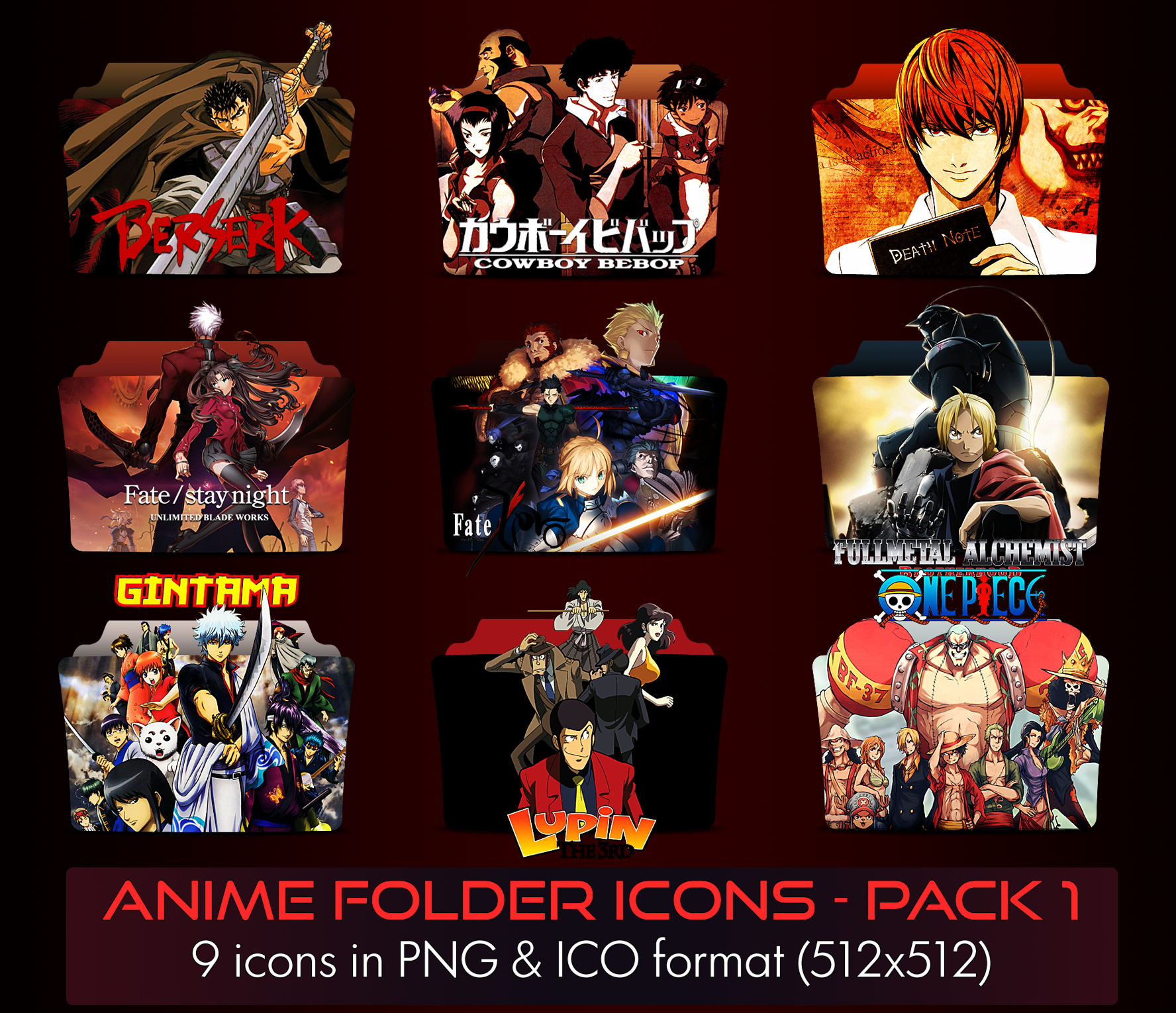 Download Anime Folder Icon Pack Nomer 40