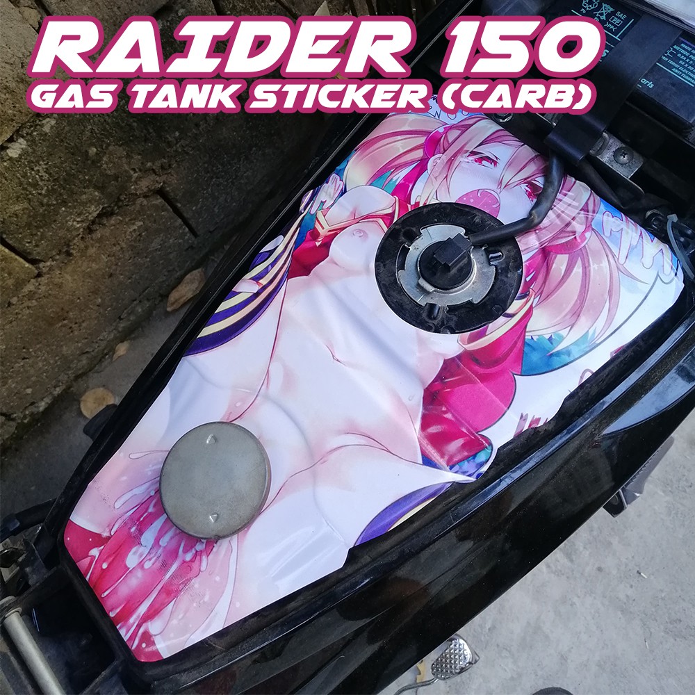 Detail Anime Gas Cap Sticker Nomer 24