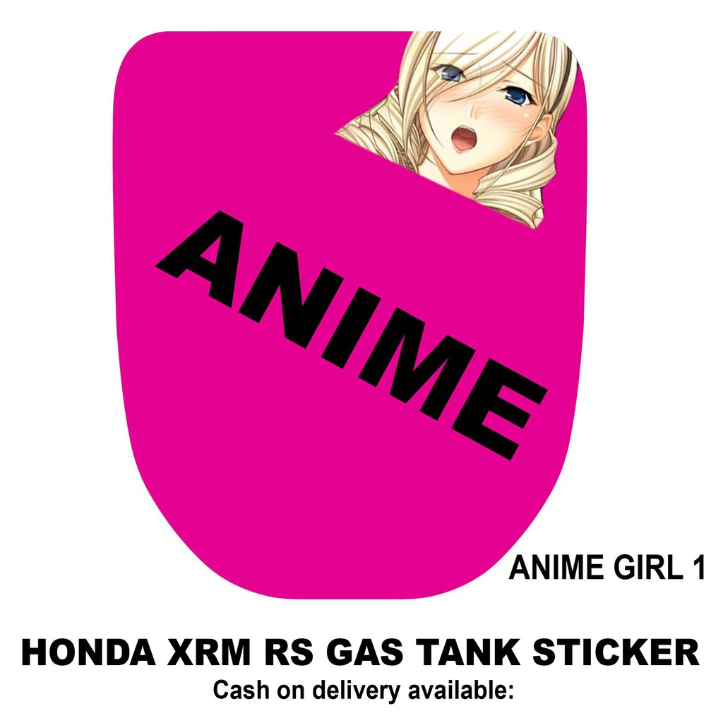 Detail Anime Gas Cap Sticker Nomer 46