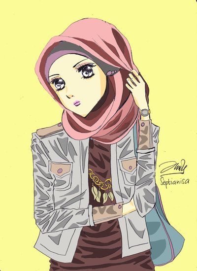 Detail Anime Hijab Keren Nomer 36