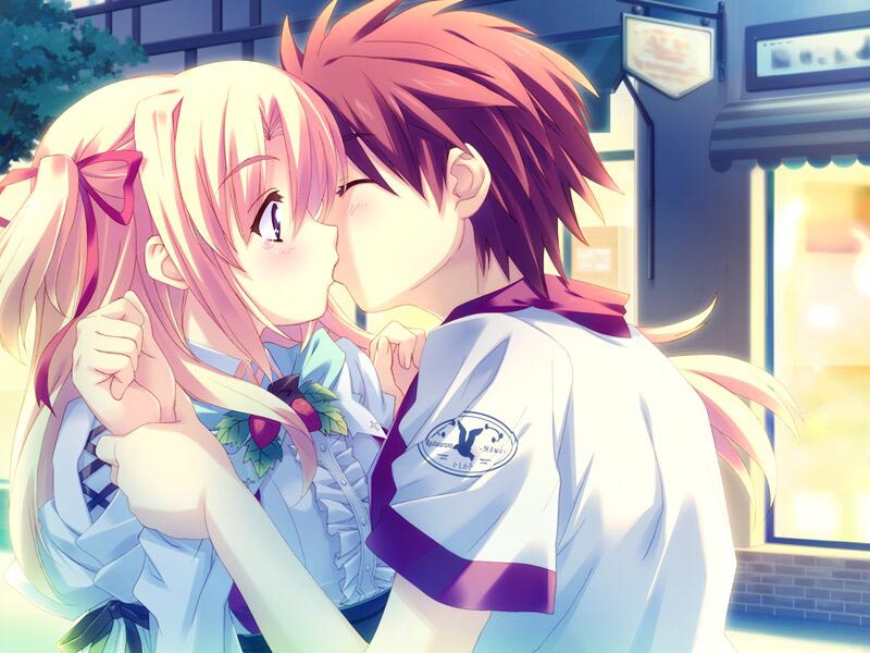 Detail Anime Kiss Wallpaper Nomer 43