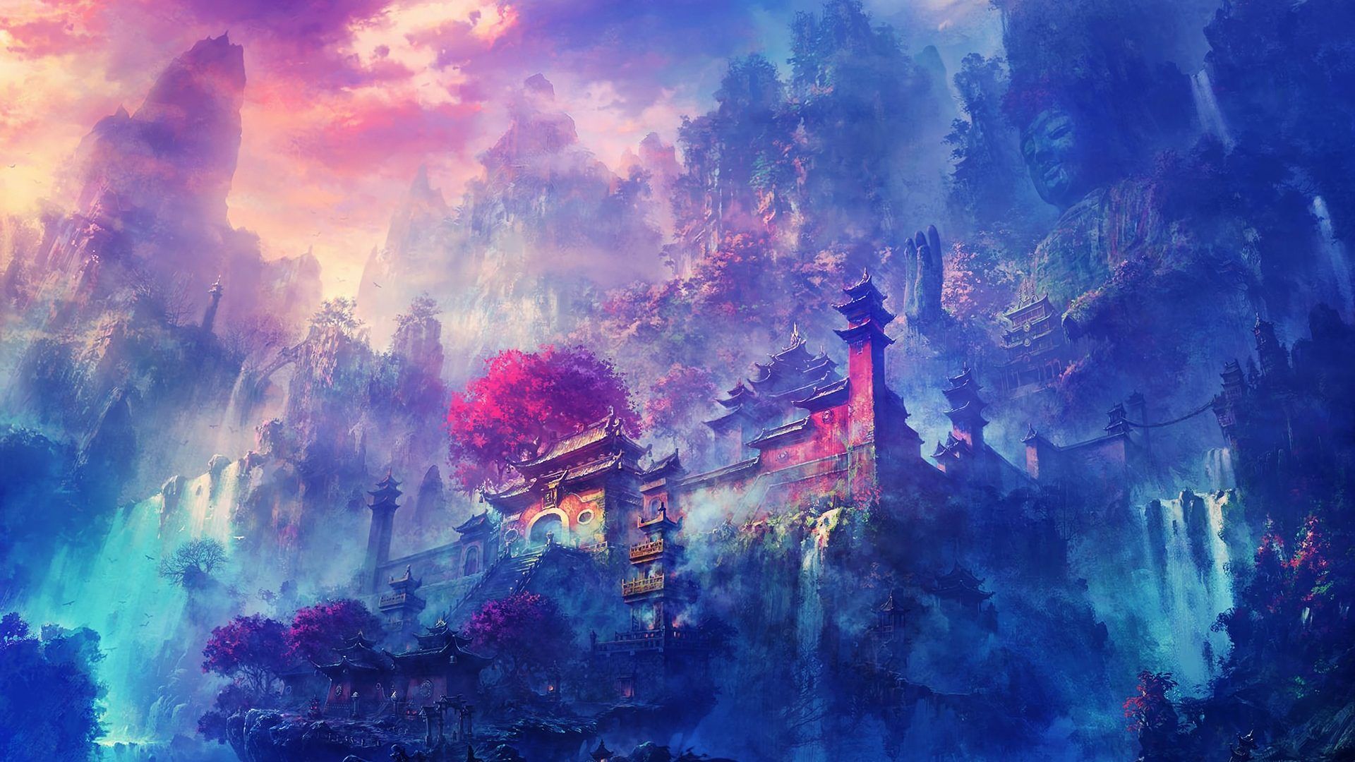 Detail Anime Landscape Wallpaper Hd Nomer 15