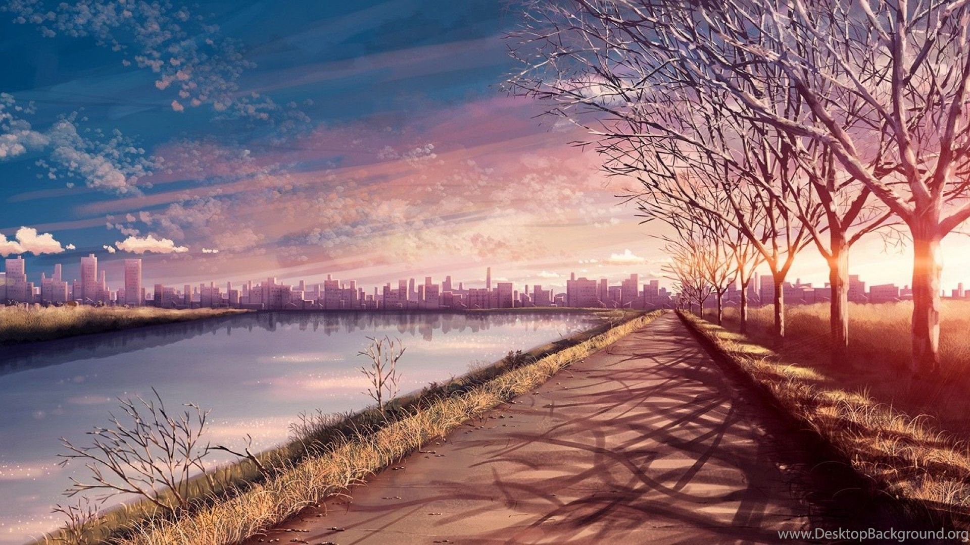 Detail Anime Landscape Wallpaper Hd Nomer 25