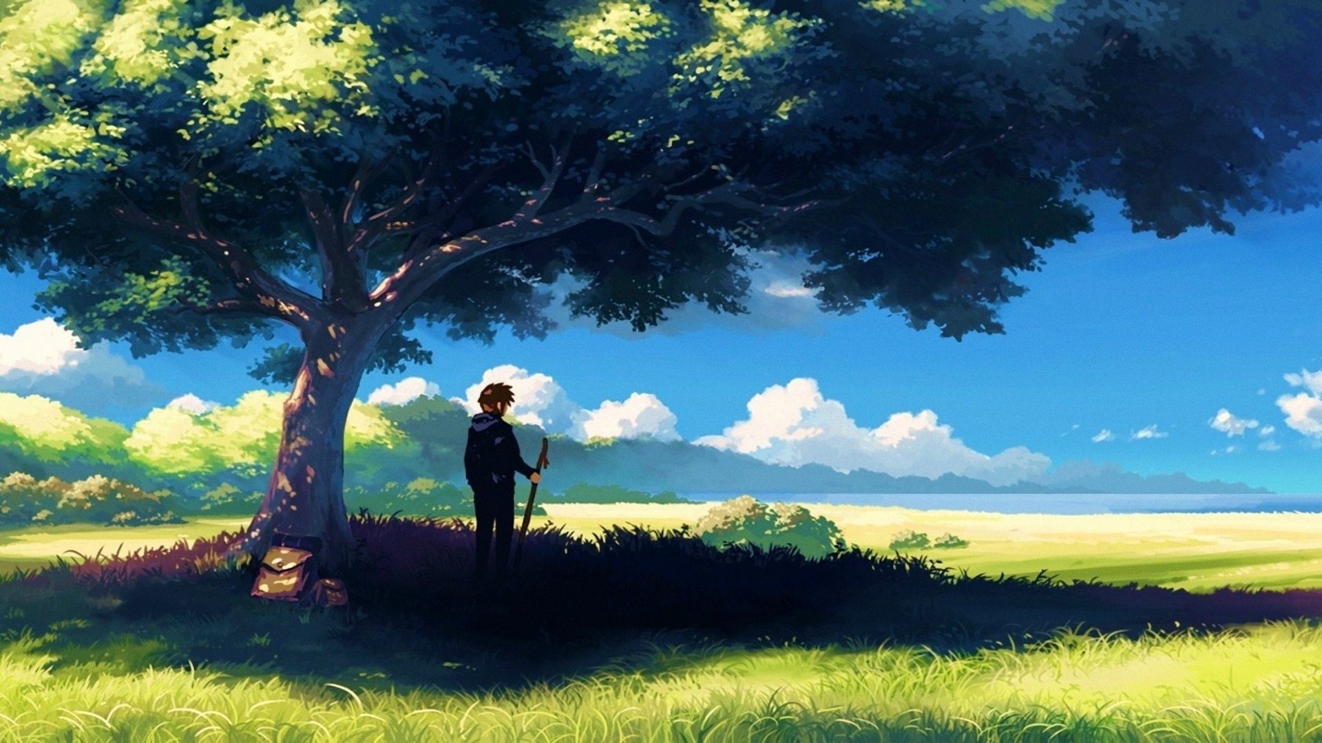Detail Anime Landscape Wallpaper Hd Nomer 28