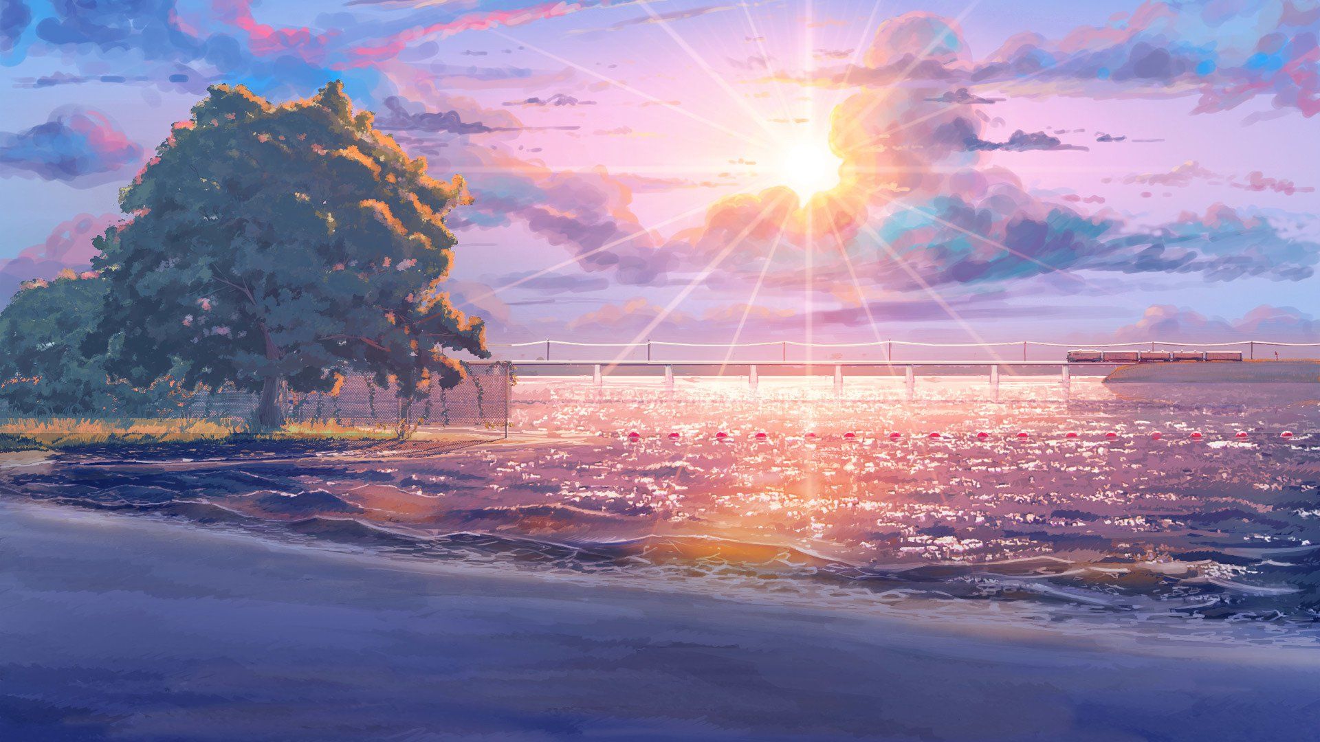 Detail Anime Landscape Wallpaper Hd Nomer 36