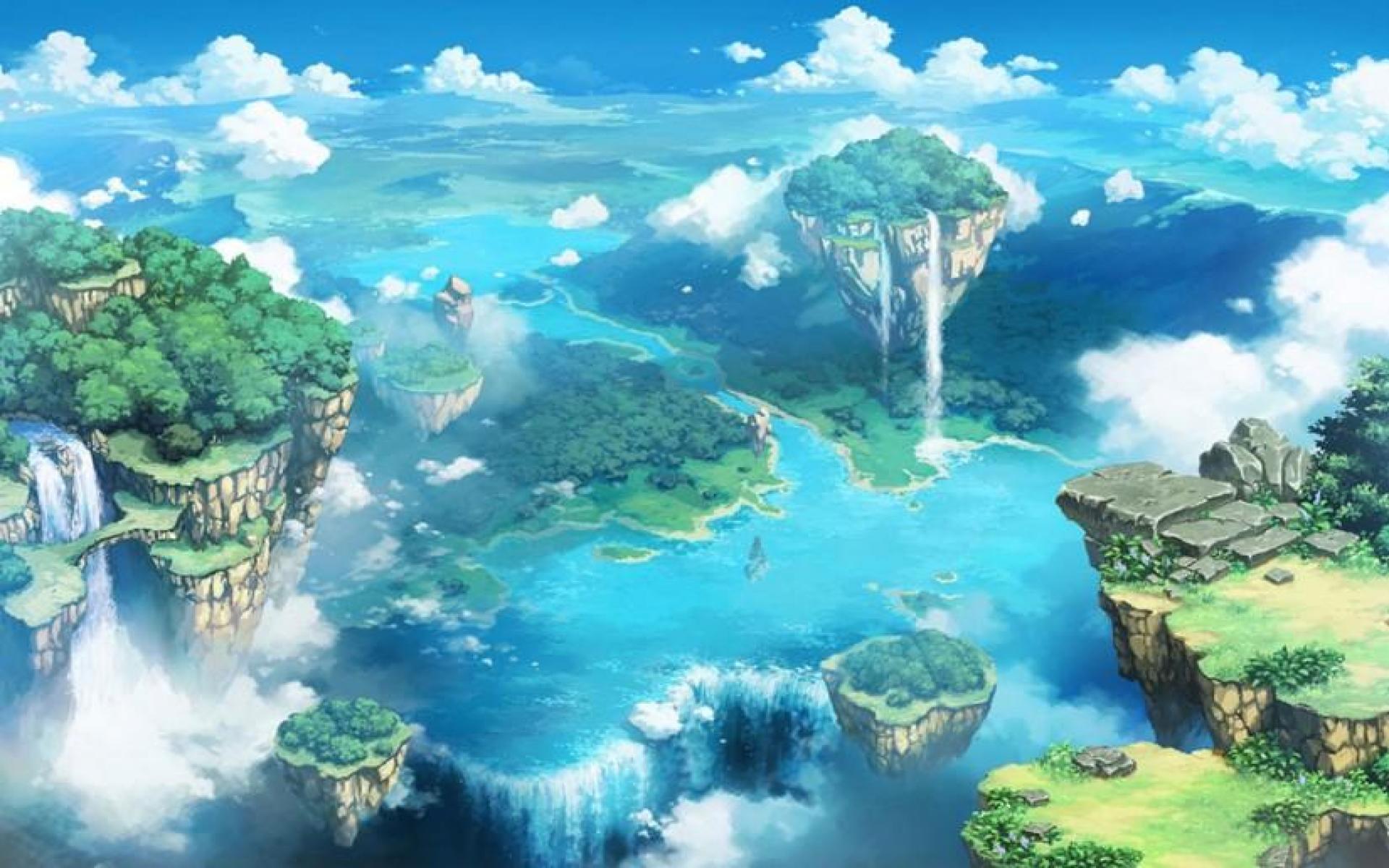Detail Anime Landscape Wallpaper Hd Nomer 38