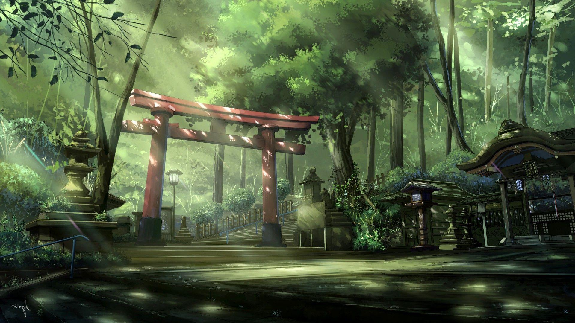 Detail Anime Landscape Wallpaper Hd Nomer 53