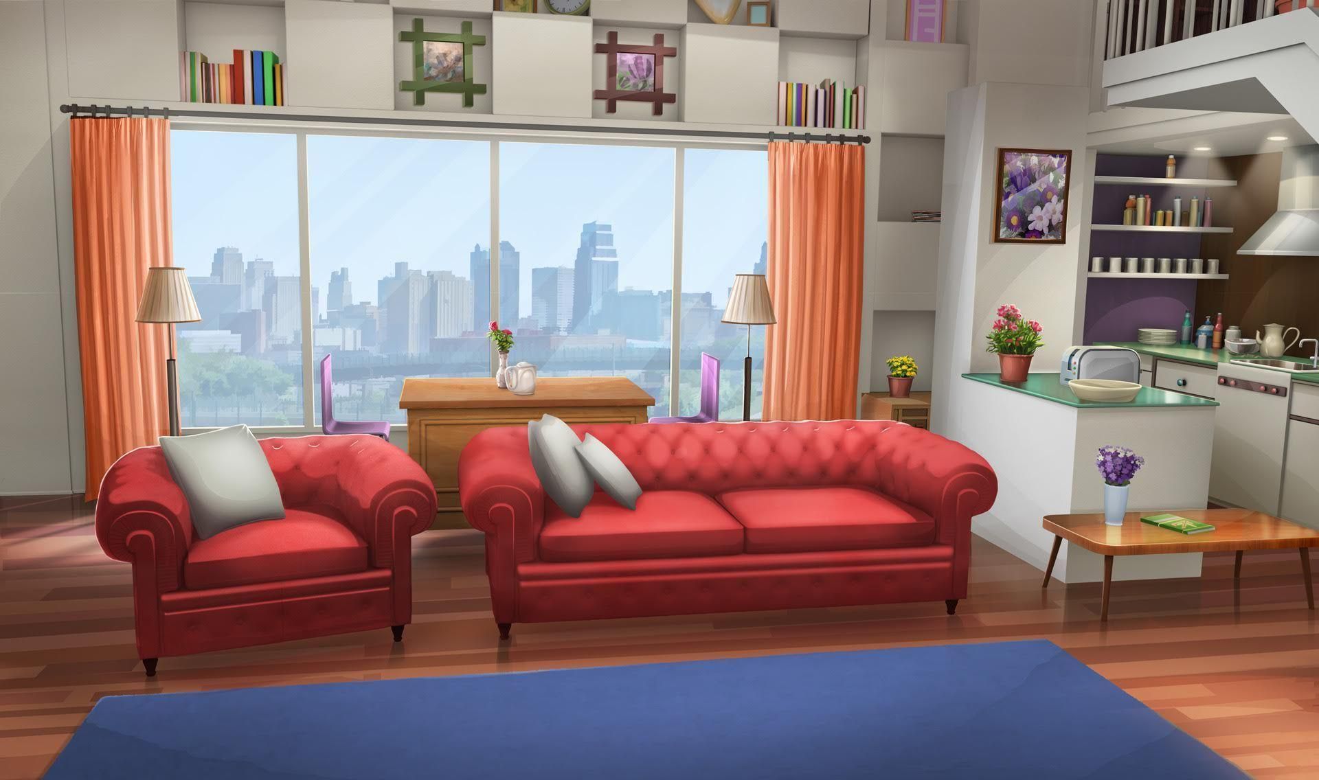 Detail Anime Living Room Nomer 2