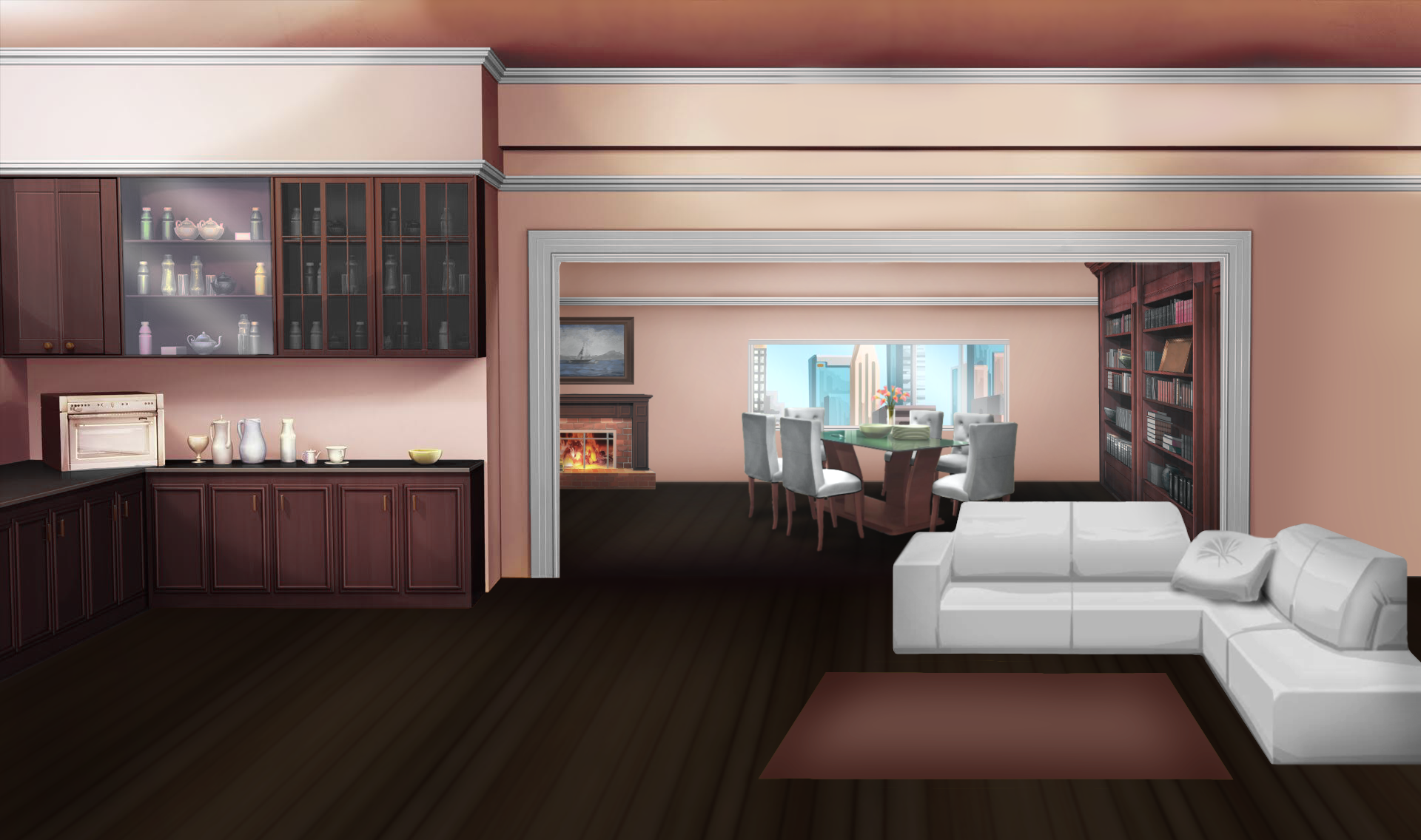 Detail Anime Living Room Nomer 11