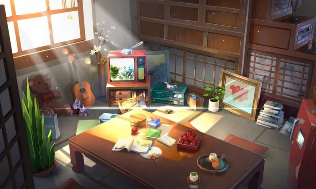 Detail Anime Living Room Nomer 16