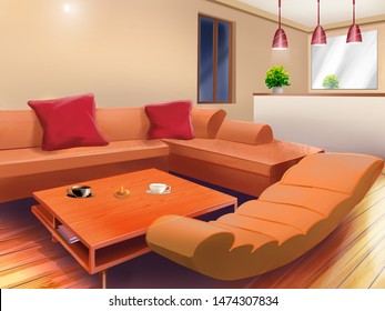 Detail Anime Living Room Nomer 40