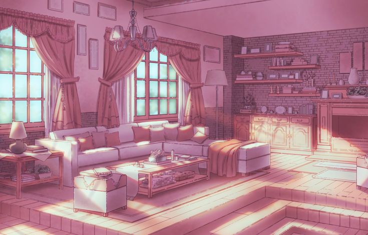Detail Anime Living Room Nomer 49