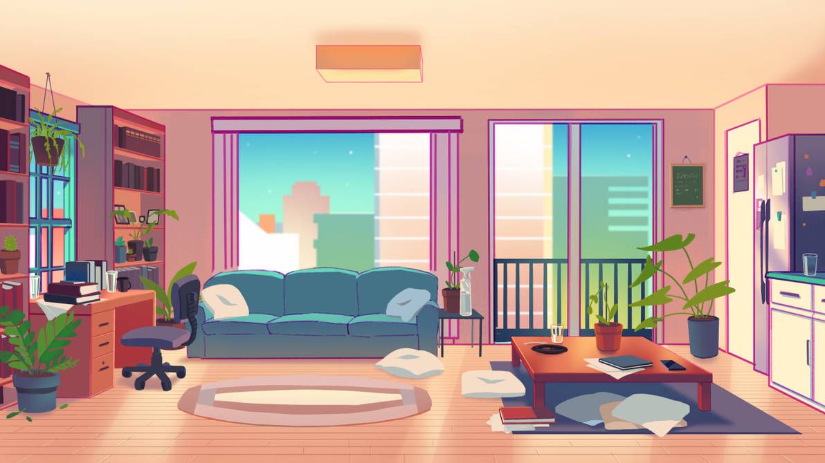 Detail Anime Living Room Nomer 9