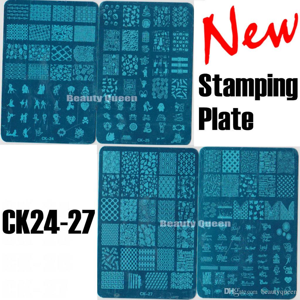 Detail Anime Nail Stamping Plates Nomer 25