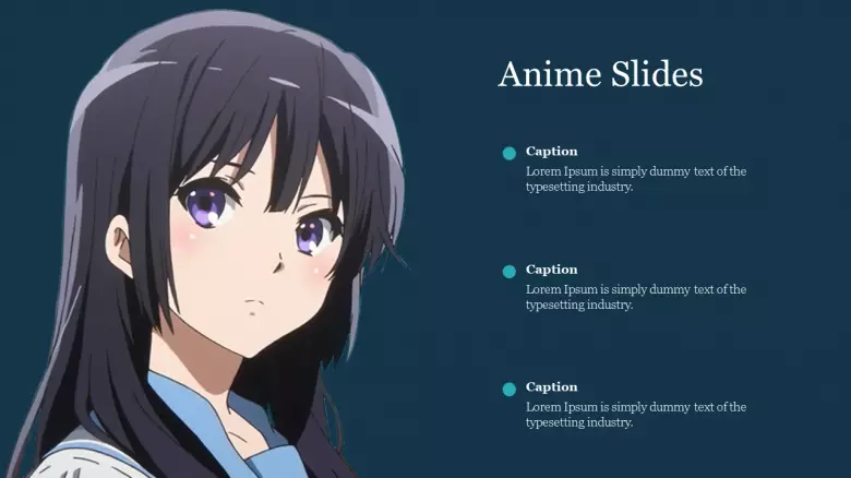 Detail Anime Ppt Template Nomer 7