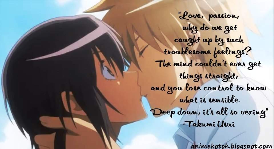 Detail Anime Quotes About Love Nomer 34