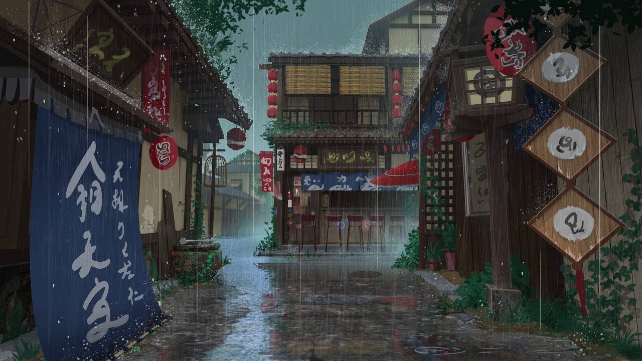 Detail Anime Rain Background Nomer 9