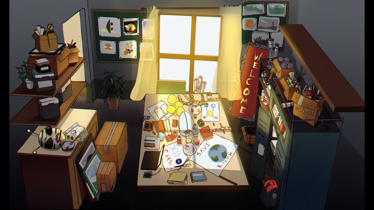 Detail Anime Scenery Room Nomer 44