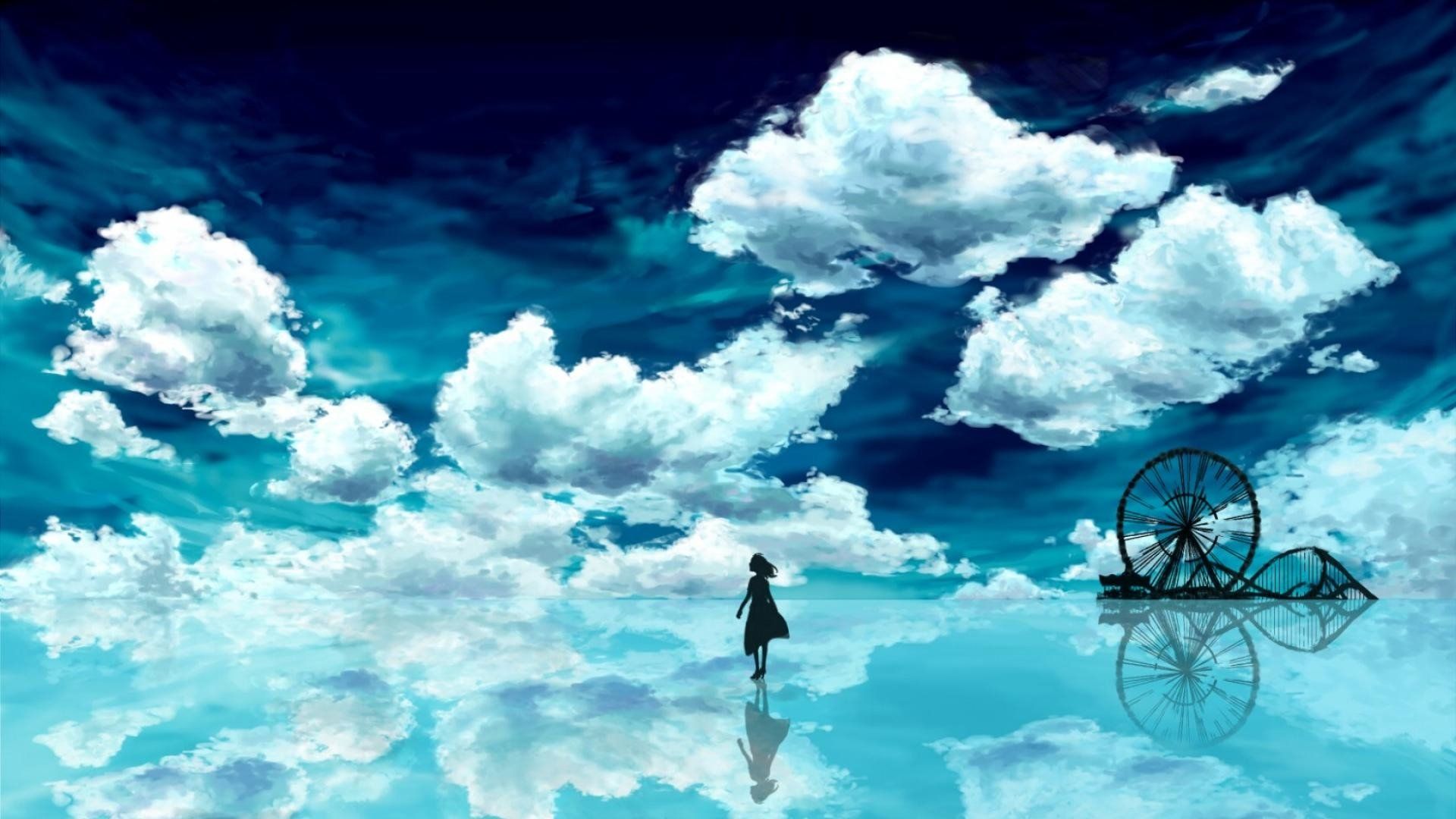 Detail Anime Sky Wallpaper Nomer 16