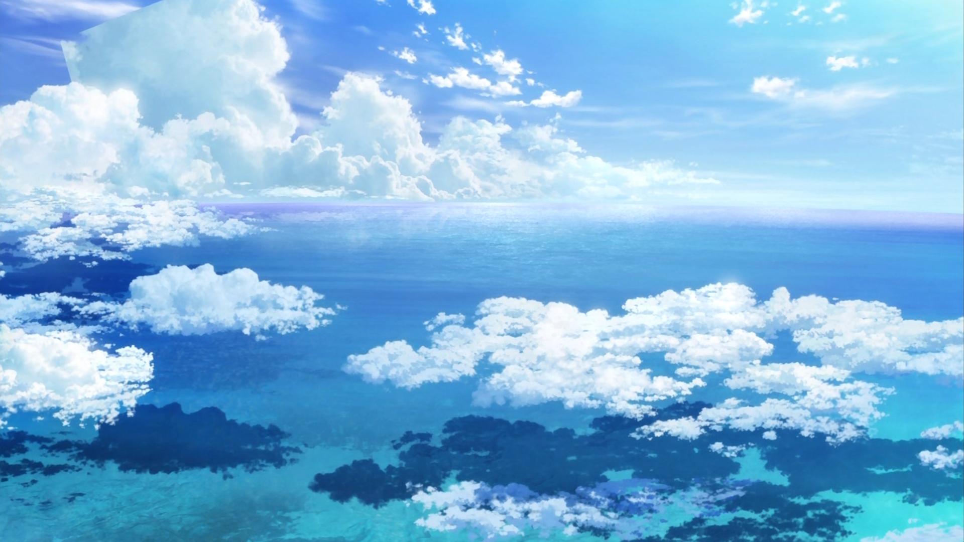 Detail Anime Sky Wallpaper Nomer 18