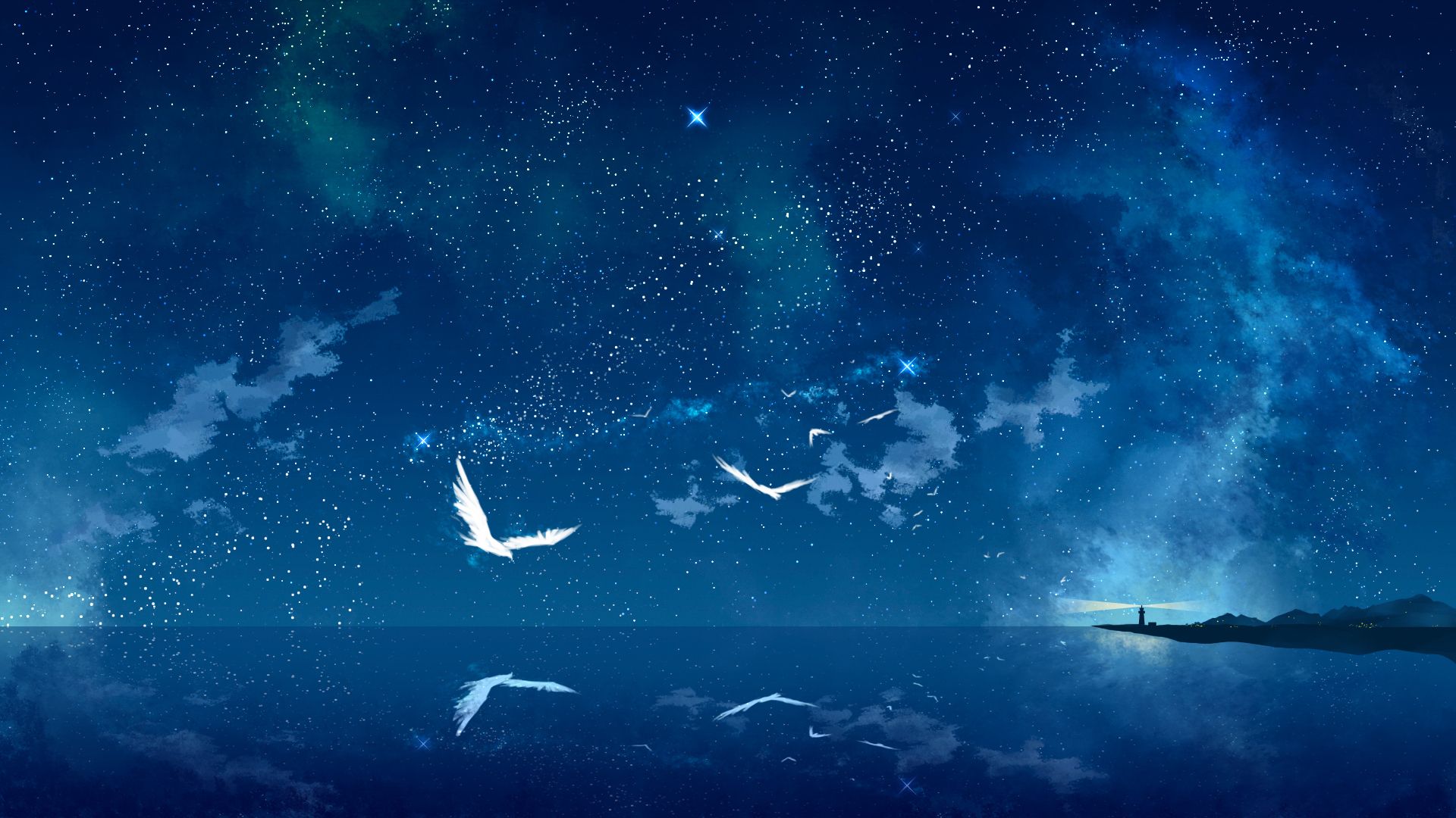 Detail Anime Sky Wallpaper Nomer 10