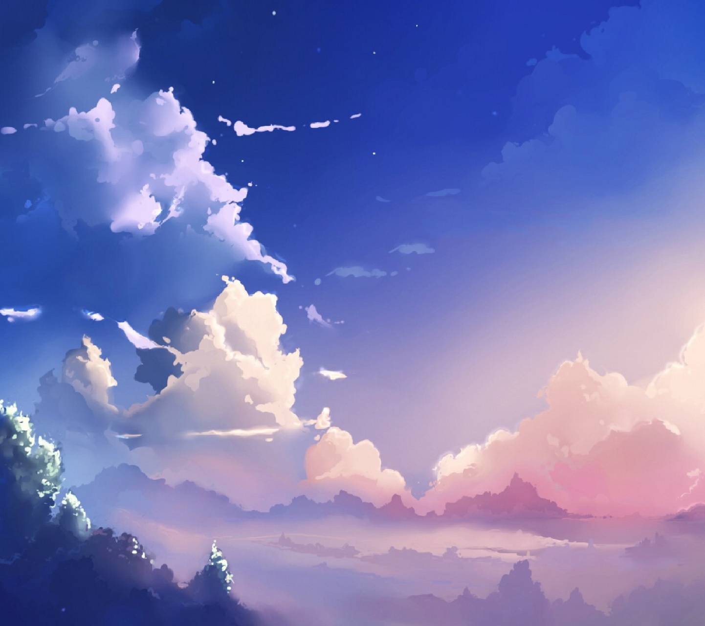 Detail Anime Sky Wallpaper Hd Nomer 5