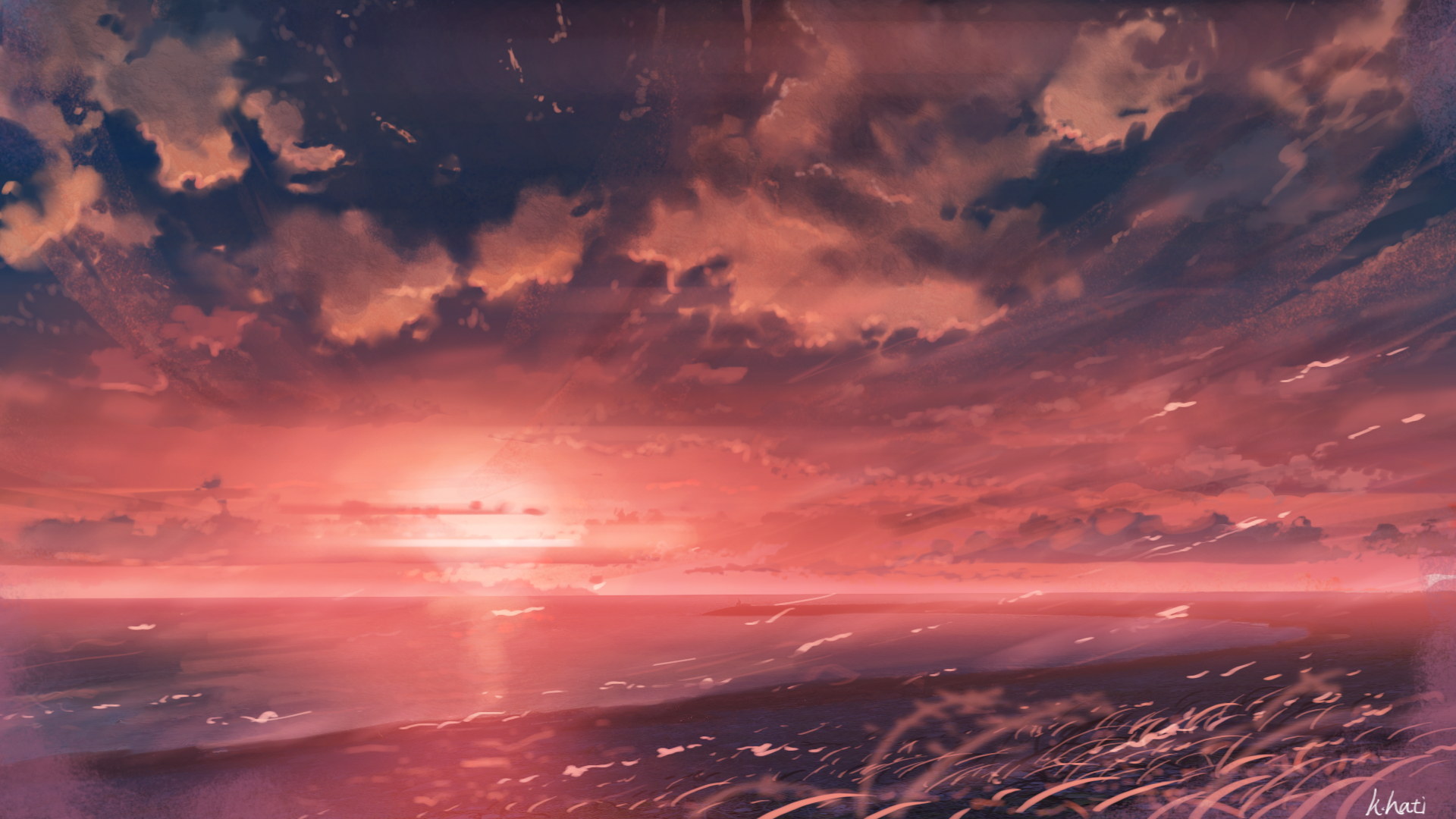 Detail Anime Sky Wallpaper Hd Nomer 42