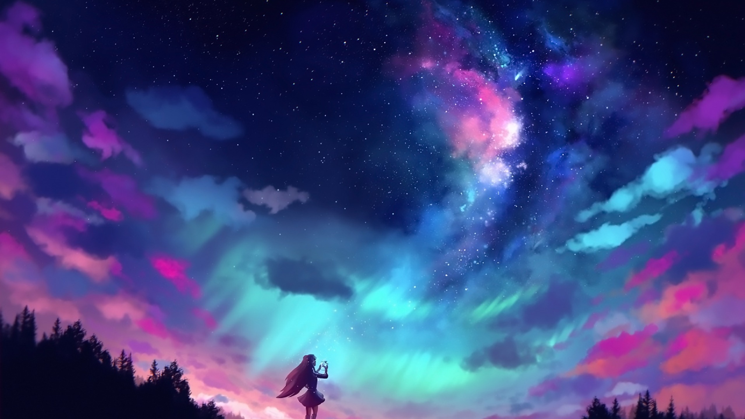 Detail Anime Sky Wallpaper Hd Nomer 10