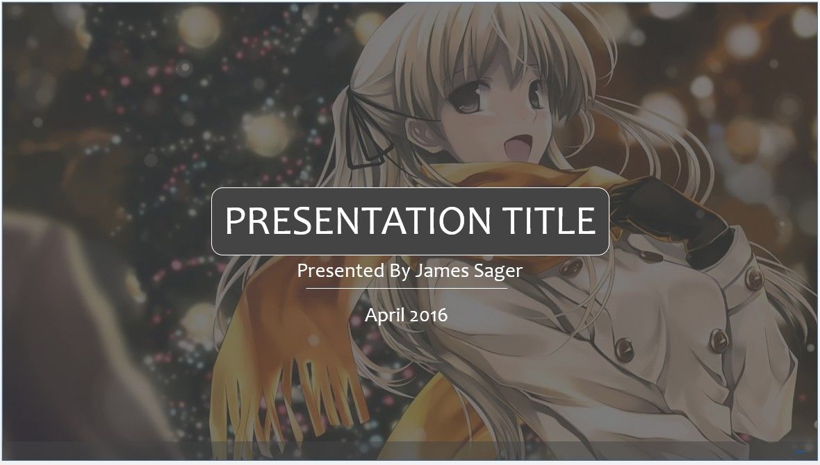 Detail Anime Template Ppt Nomer 4