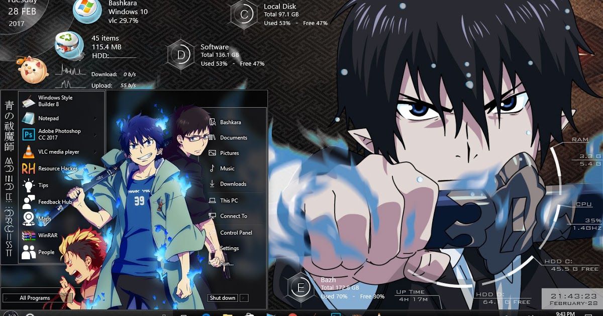 Detail Anime Windows 10 Theme Nomer 7