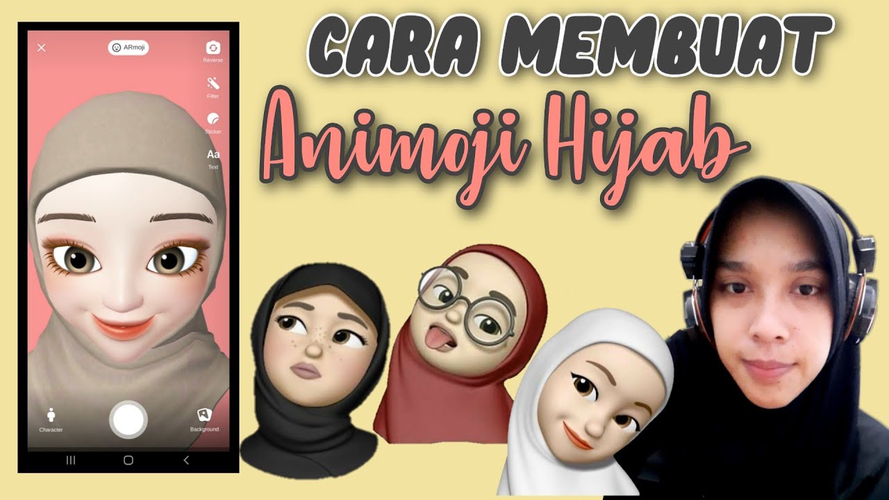 Detail Animoji Hijab Terbaru Nomer 51