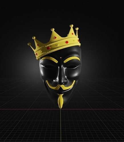 Detail Anonymous 3d Nomer 2