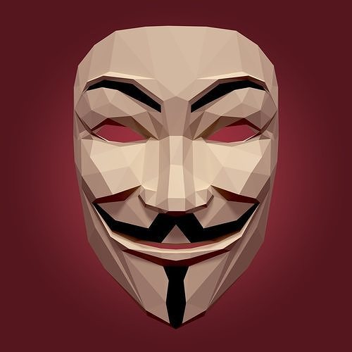 Detail Anonymous 3d Nomer 28
