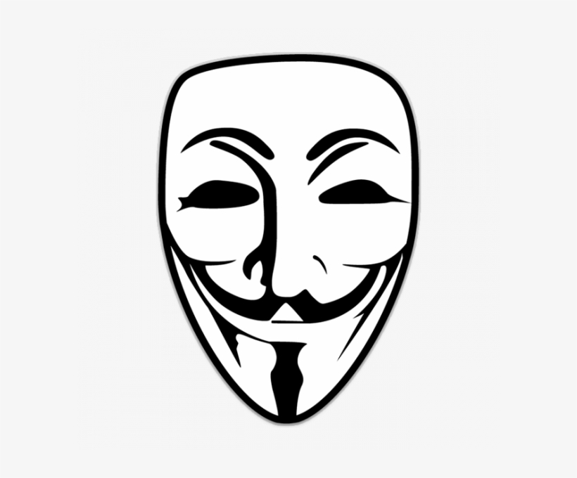 Detail Anonymous Mask Transparent Nomer 15