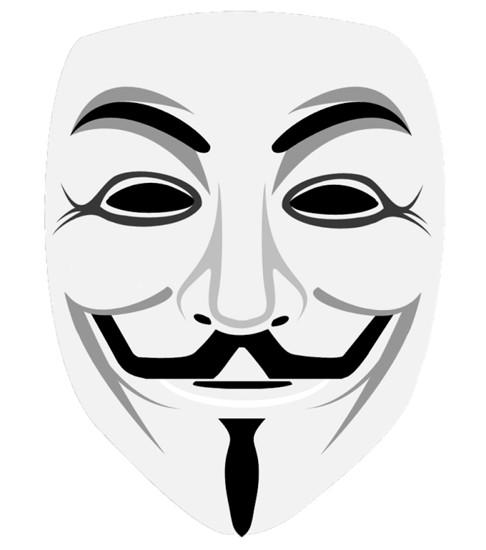 Detail Anonymous Mask Transparent Nomer 2