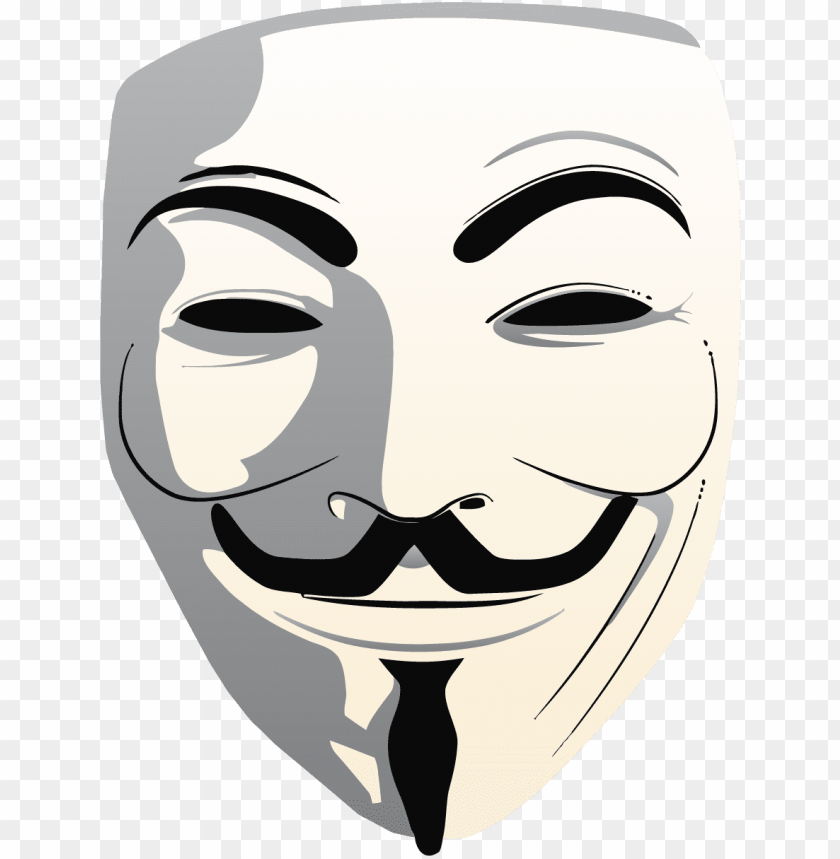 Anonymous Mask Transparent Background - KibrisPDR