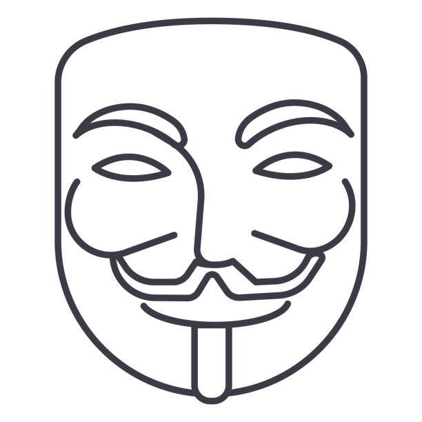 Detail Anonymous Mask Vector Nomer 25