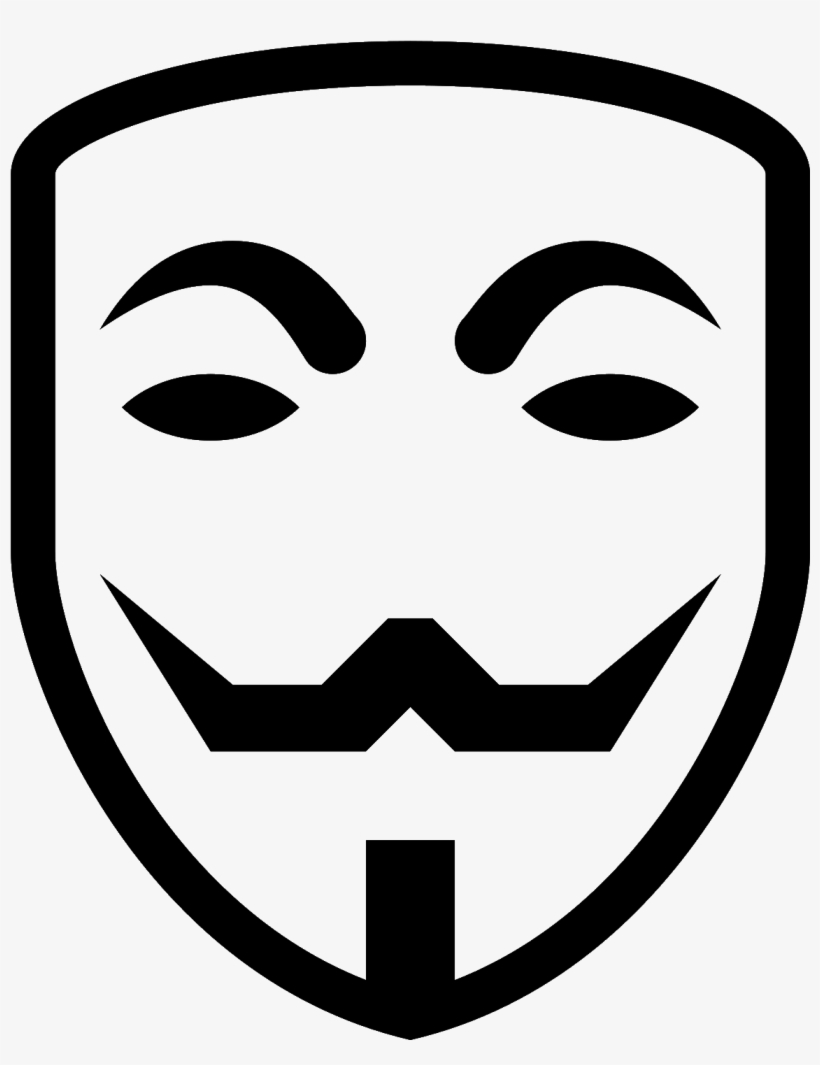 Detail Anonymous Mask Vector Nomer 32