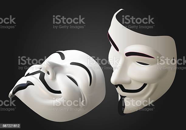 Detail Anonymous Mask Vector Nomer 37