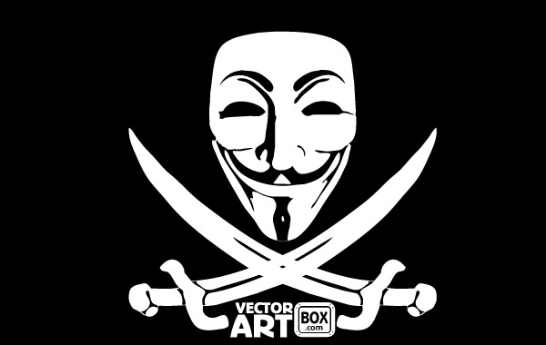 Detail Anonymous Mask Vector Nomer 41
