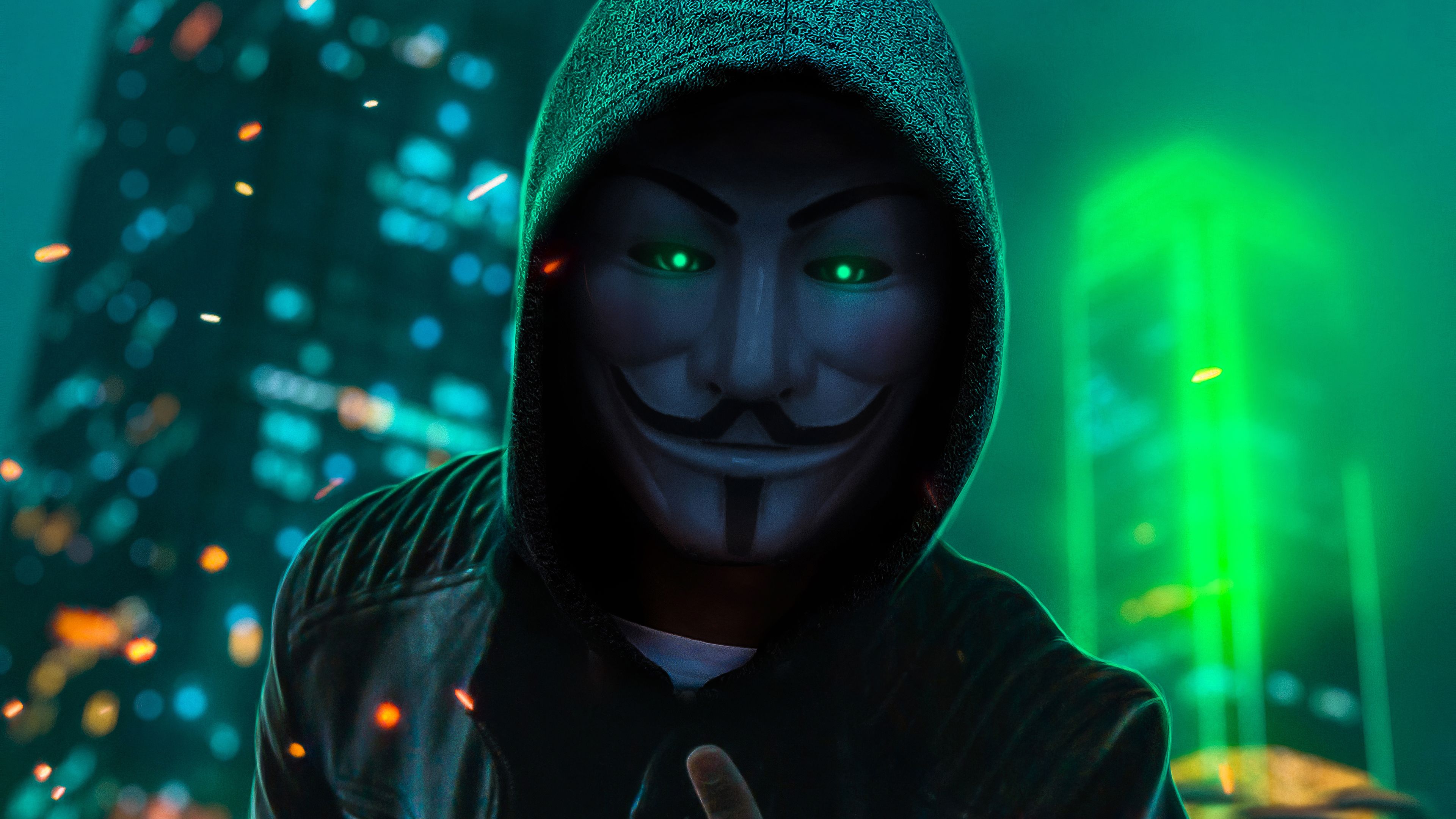 Detail Anonymous Wallpaper 4k Nomer 8