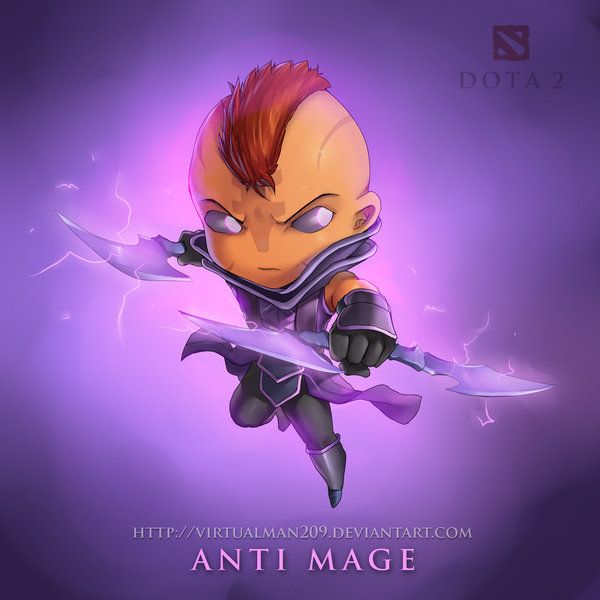 Detail Anti Mage Dota 2 Wallpaper Nomer 23