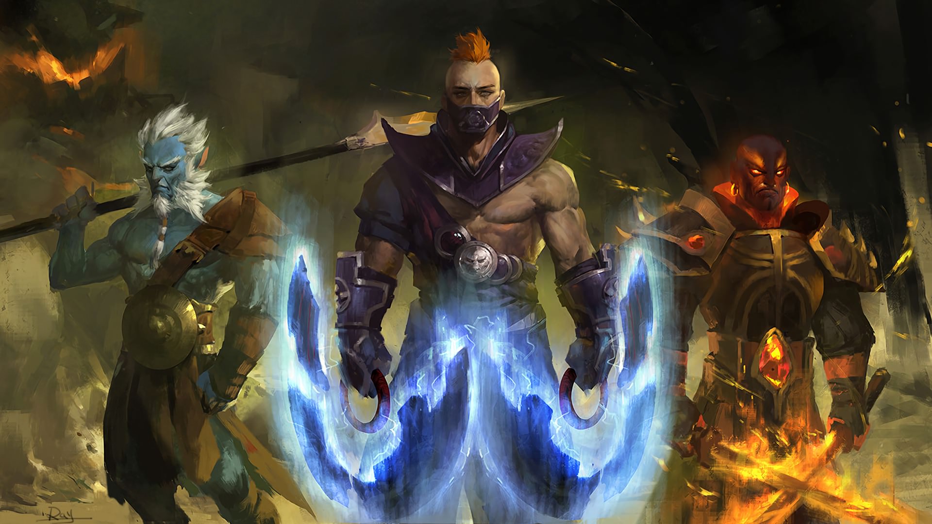 Detail Anti Mage Dota 2 Wallpaper Nomer 34