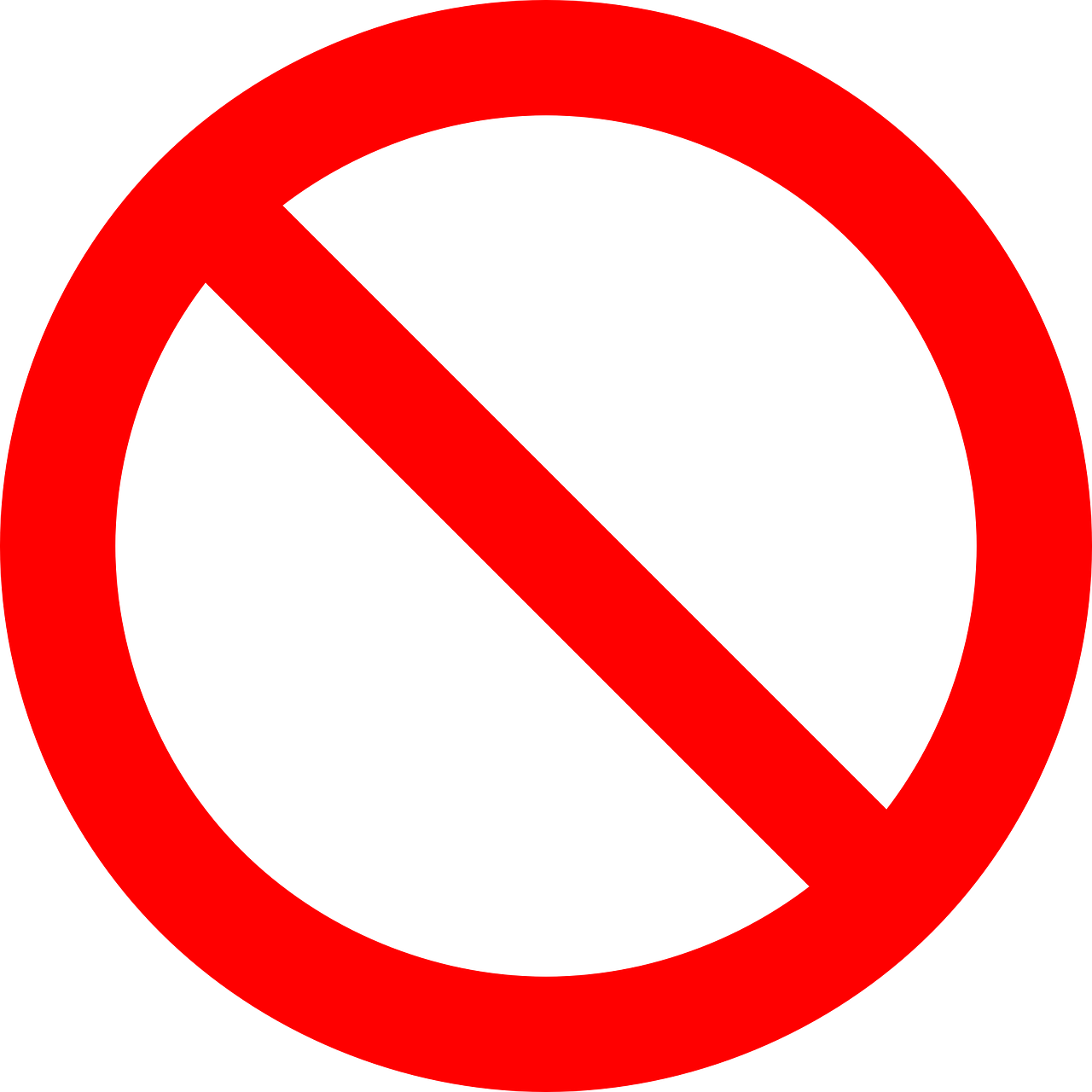 Anti Sign Png - KibrisPDR