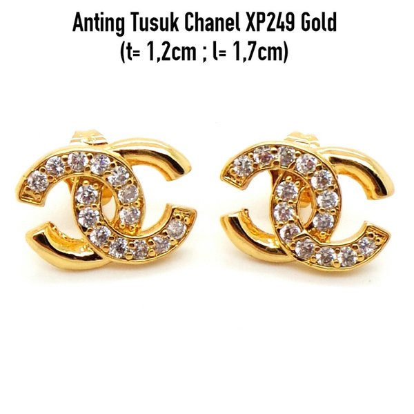 Detail Anting Emas Channel Nomer 9